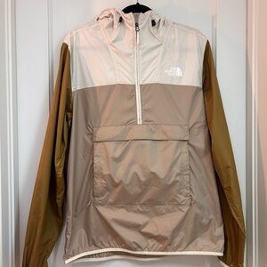 The North Face Beige and Tan Hooded Jacket